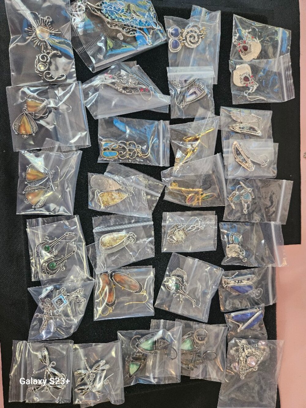 Lot of 30 Boho Fantasy Nature Earrings Dragonfly Elf Woodland Mix